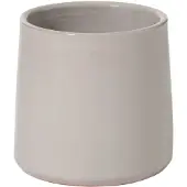 J-Line Cachepot rond ceramique gris small