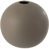 J-Line Vase boule ceramique gris fonce medium