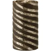 J-Line Vase lignes rond verre argent small