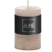 Jline Bougie cylindre sable s18h