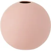 J-Line Vase boule ceramique rose pastel large