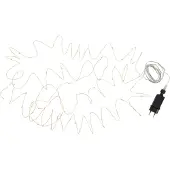 J-Line fil d'éclairage de Noël 9M or 90 Led blanc chaud