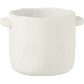 J-Line Pot gustave ciment blanc large