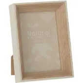 J-Line Cadre photo 10x15cm profond mdf creme