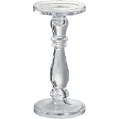Hortus Chandelier/bougeoir leti verre transparent medium