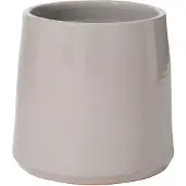 J-Line Cachepot rond ceramique gris large