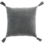 Jline Coussin floches coton gris