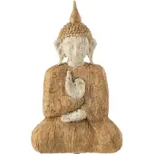 J-Line Bouddha assis poly naturel/beige small
