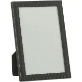 J-Line Cadre photo bord martele 13x18 metal noir medium