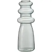 J-Line Vase luna verre bleu large
