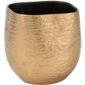 J-Line Cache pot audrey ceramique or extra small