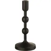 J-Line Chandelier boules aluminium noir large