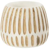 J-Line Pot ying bois blanc small