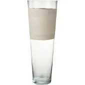J-Line Vase delph verre transparent/beige extralarge