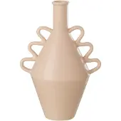 J-Line Vase vague anse dolomie rose large
