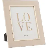 J-Line Cadre photo dita velours beige large