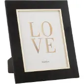 J-Line Cadre photo dita velours noir large