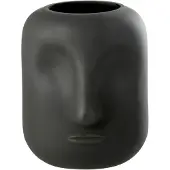 J-Line Vase noe verre noir small