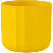 J-Line Cachepot summer ceramique jaune small