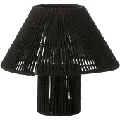 Jline Lampe led metal/coton noir