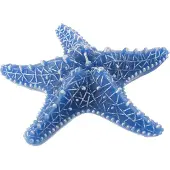 J-Line Bougie etoile de mer bleu large - 3 heures
