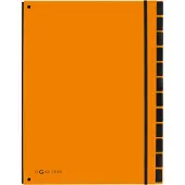 Pagna Trieur Trend , pour format A4, carton, 12 compartiments, orange