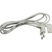 As Schwabe Câble d' pour petits appareils 3 m (3 m), Câble d'alimentation, Blanc