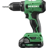 HiKOKI DS18DAWCZ 18V LI-ION Battery Drill-Screw Machine Set (2x2.0h) Dans Une Valise