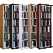 VCM Bois CD DVD Stand Étagère Armoire Rangement Étagère sur pied Support Classic Porte en verre Bois CD DVD Stand Étagère Armoire Rangement Étagère sur pied Support Classic Porte en verre
