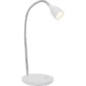 Brilliant LED Lampe de table Anthony | plastique/métal | fer/blanc | Réglage individuel
