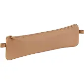 Clairefontaine 8301C Schlamper-Etui, flach, Naturleder