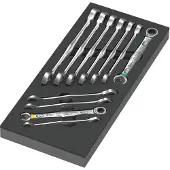 Wera 5150120001 9730 Jeu De 11 Pièces 6000 Joker Dans Une Pochette En Mousse - 8-19 Mm