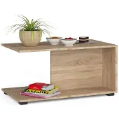 Akord Table Basse Margo en Chêne Sonoma - Table en Stratifié Élégante et Fonctionnelle pour Maison et Bureau