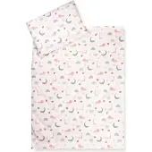 Julius Zöllner Parure de lit enfant Organic Wild Friends 100x135 cm + 40x60 cm (100 x 135 cm, 40 x 60 cm)