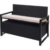 MCW Poly-Rattan Banc 2 places -F39
