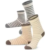 Normani Chaussettes beige / marron / gris