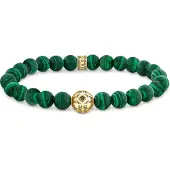 Thomas Sabo Bracelet 'Armband Malachit Grün' vert