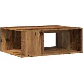 vidaXL Table basse imitation vieux bois 90x67x33 cm Bois composite