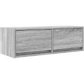 vidaXL Armoire TV Gris Sonoma 80x31x25,5 cm Bois composite