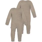 Normani Barboteuse / body 'Tangoio' beige / beige chiné / vert / blanc