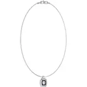 GUESS Lion King 21 Pave Necklace Argenté Homme