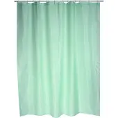 MSV Rideau de douche Polyester EVERGREEN 180x200cm QUALIT? PREMIUM Vert - Anneaux inclus
