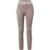 Only Play Pantalon de sport 'ONPNANNA' taupe / blanc