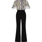 HotSquash Combinaison beige / marine / noir / blanc