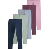 Next Leggings marine / vert pastel / cyclamen / rose