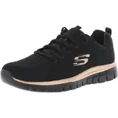SKECHERS Baskets basses 'Graceful Get Connected' or / noir