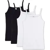 Sanetta Maillot de corps noir / blanc