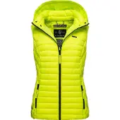 MARIKOO Gilet citron vert / noir