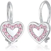 Elli Boucles d'oreilles rose clair / argent