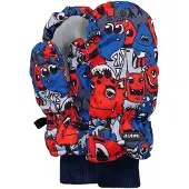 Barts Moufles Barts Kids Nylon Mitts Print Bleu-XS